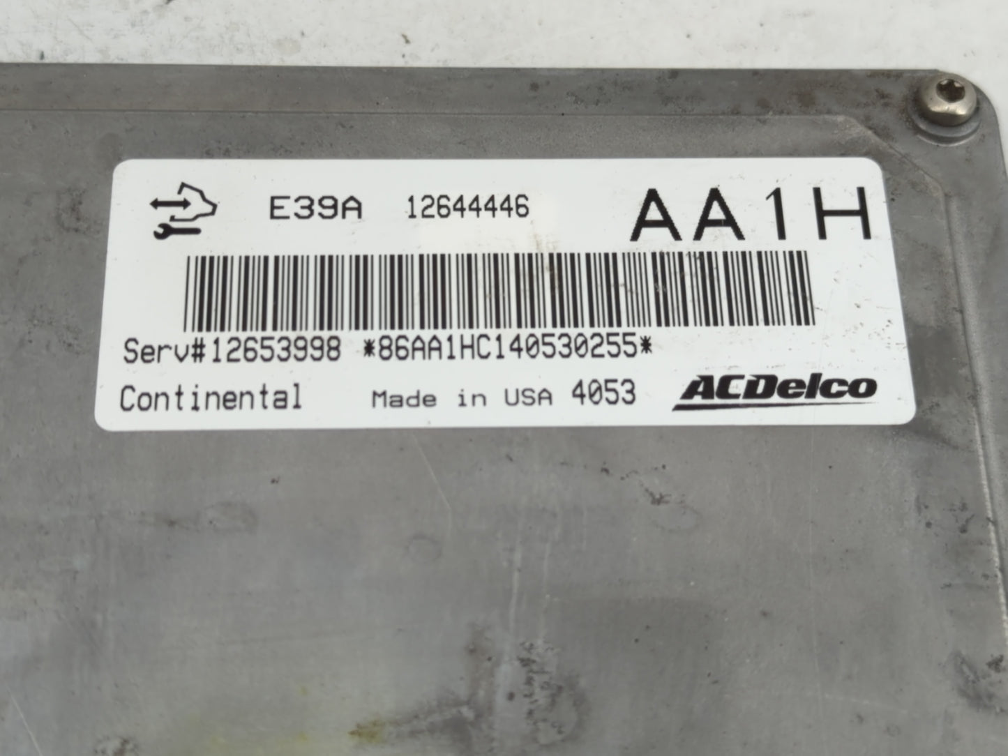 2013-2015 Chevrolet Camaro PCM Engine Control Computer ECU ECM PCU OEM P/N:12644446 AA1H Fits Fits 2013 2014 2015 2016 OEM U