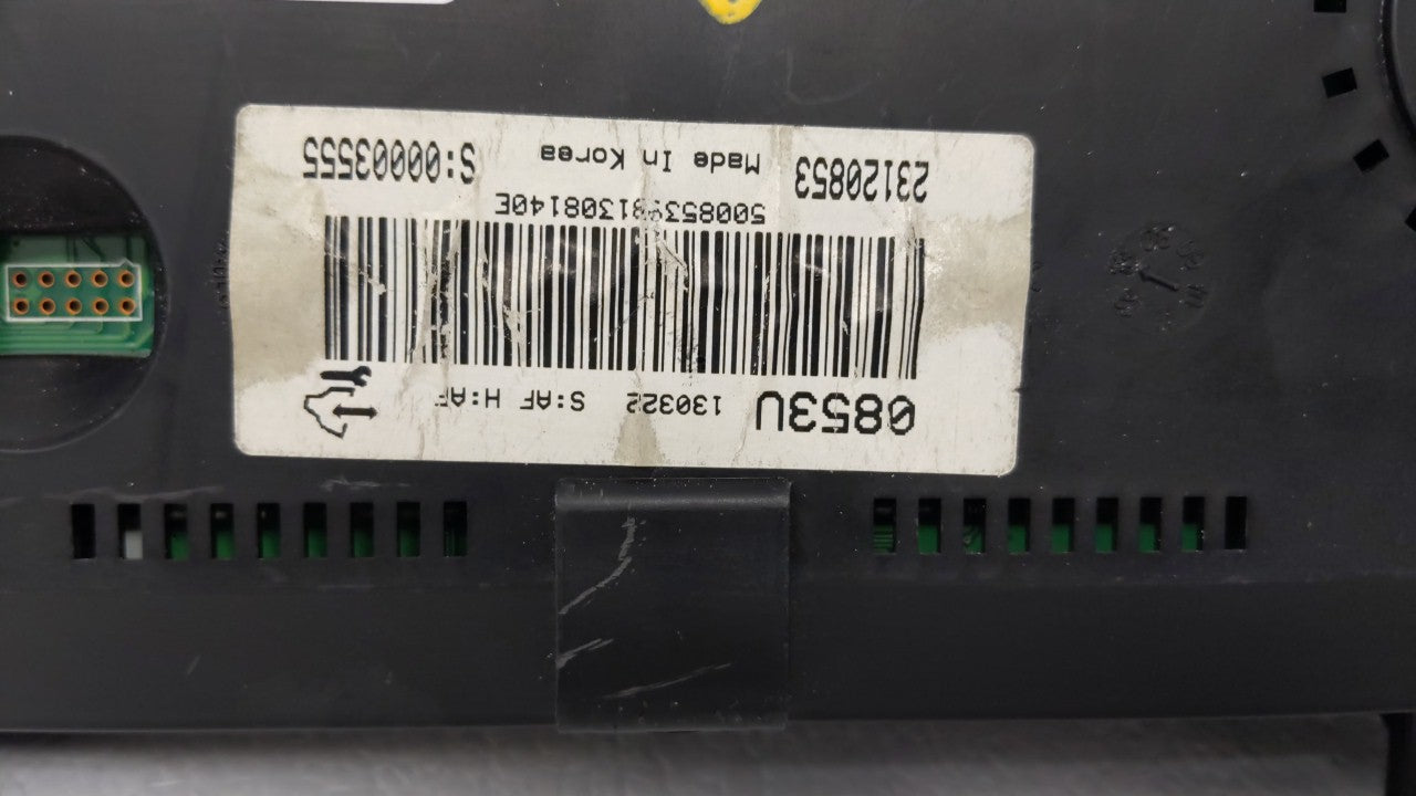 2013-2014 Chevrolet Captiva Sport Instrument Cluster Speedometer Gauges P/N:23120853,22975645,23209120 23209120 Fits OEM Use