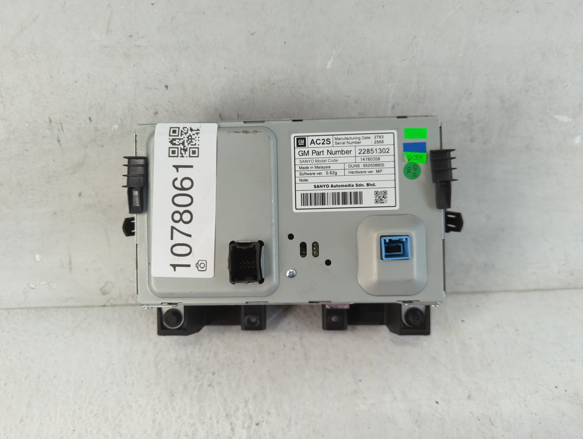 2011-2016 Chevrolet Cruze Information Radio Display Screen 1078061 - Oemusedautoparts1.com