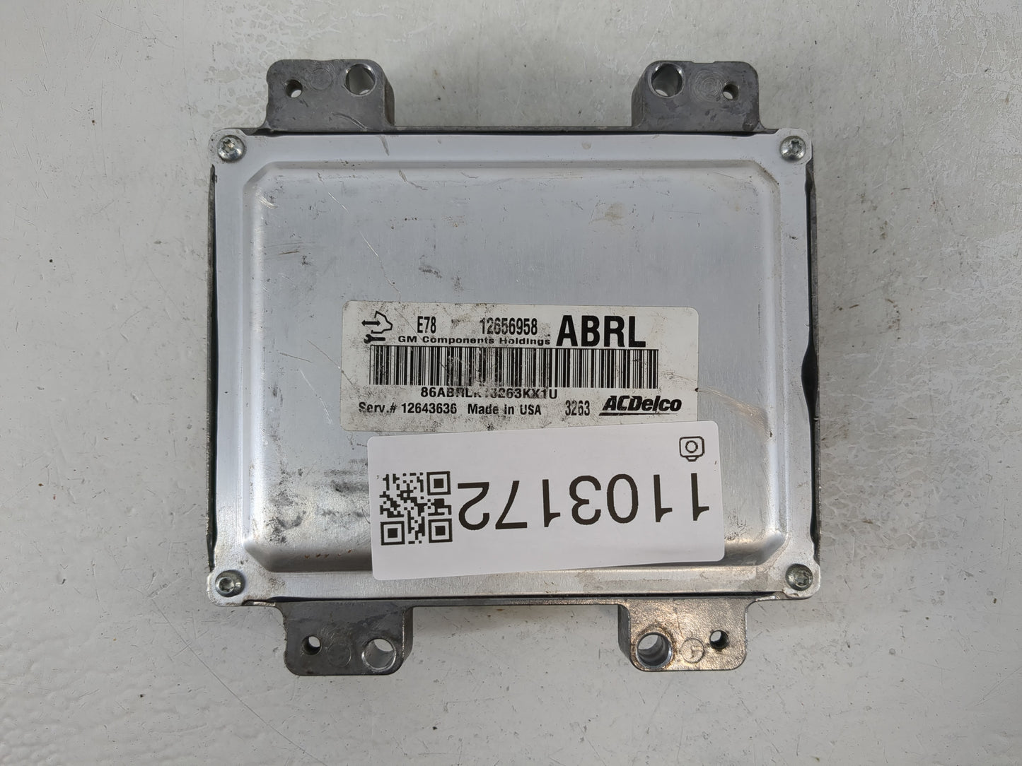 2012-2016 Chevrolet Cruze PCM Engine Control Computer ECU ECM PCU OEM P/N:12656958 Fits Fits 2011 2012 2013 2014 2015 2016 O