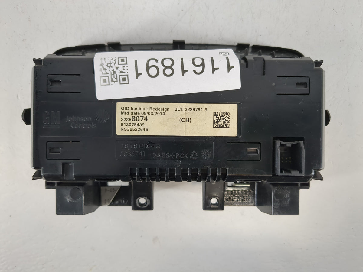 2012-2016 Chevrolet Cruze Information Radio Display Screen 1161891 - Oemusedautoparts1.com