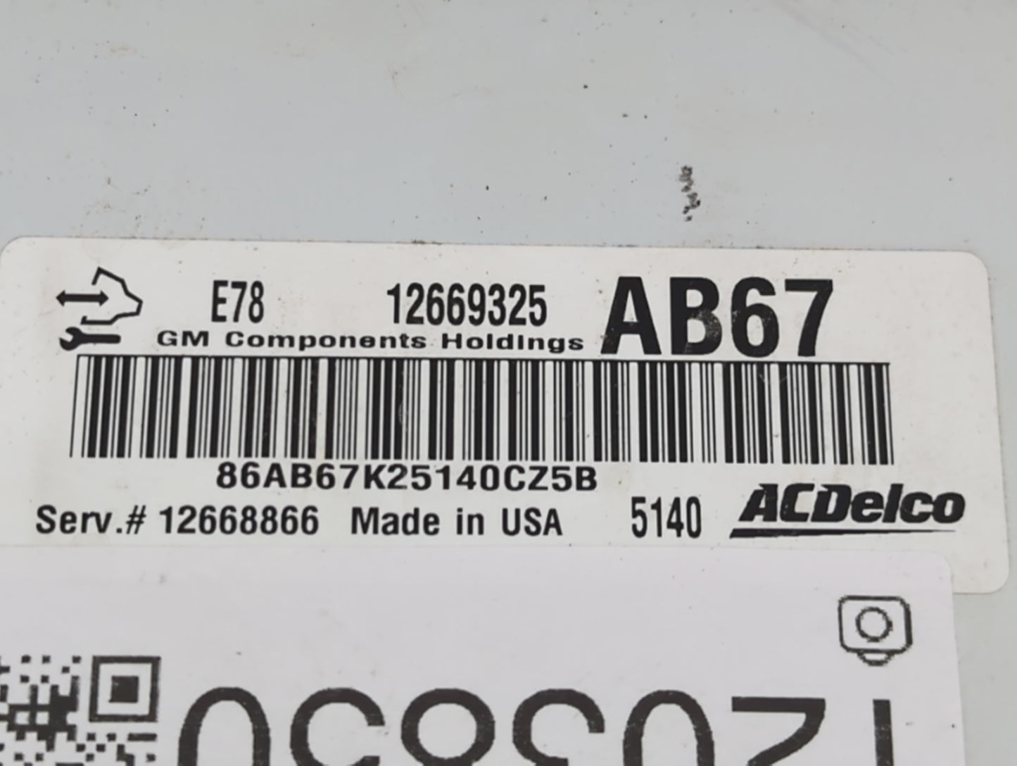 2012-2016 Chevrolet Cruze PCM Engine Control Computer ECU ECM PCU OEM P/N:12669325 Fits Fits 2011 2012 2013 2014 2015 2016 O