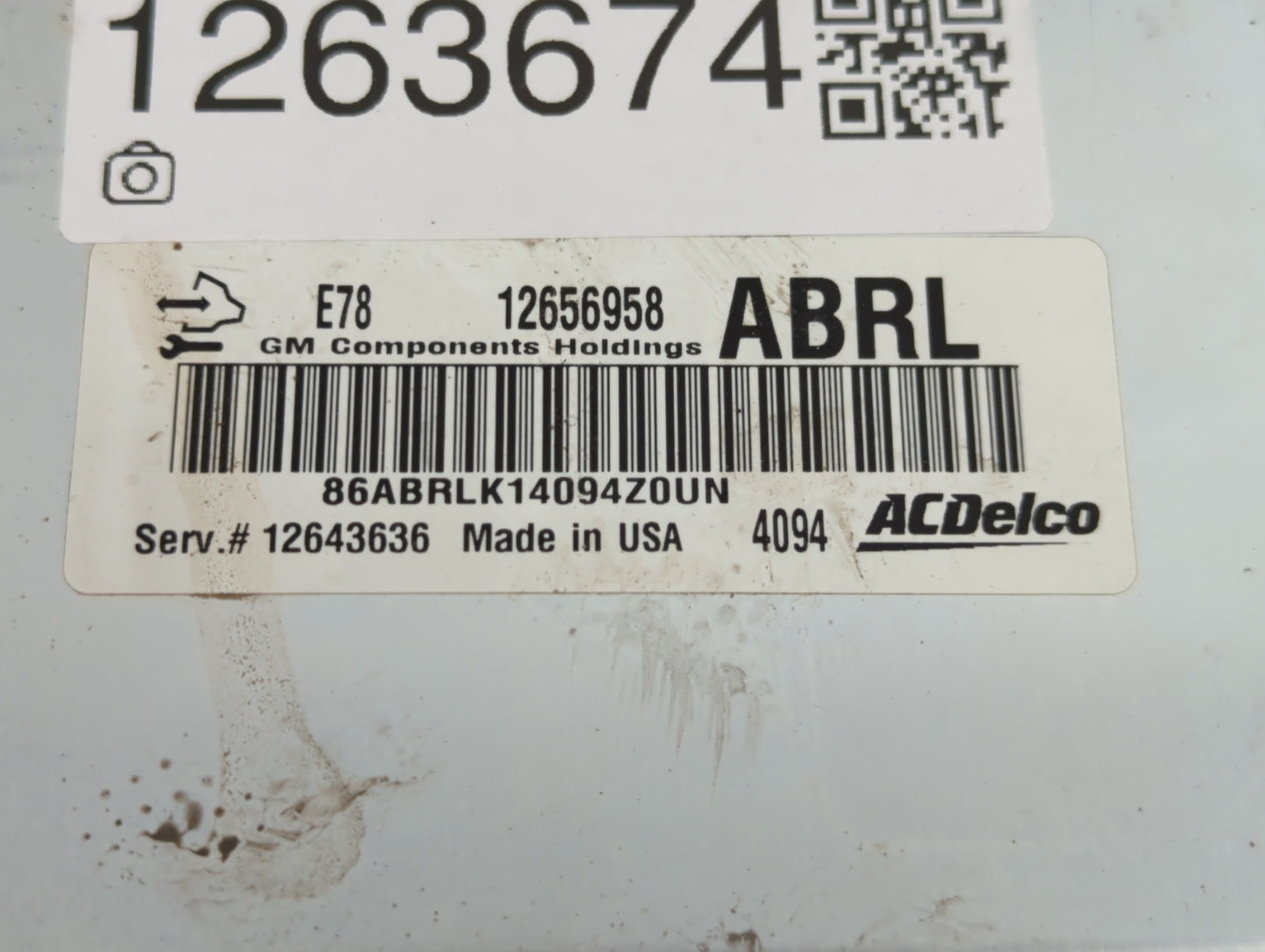 2014 Chevrolet Cruze PCM Engine Control Computer ECU ECM PCU OEM P/N:12656958 Fits OEM Used Auto Parts - Oemusedautoparts1.c