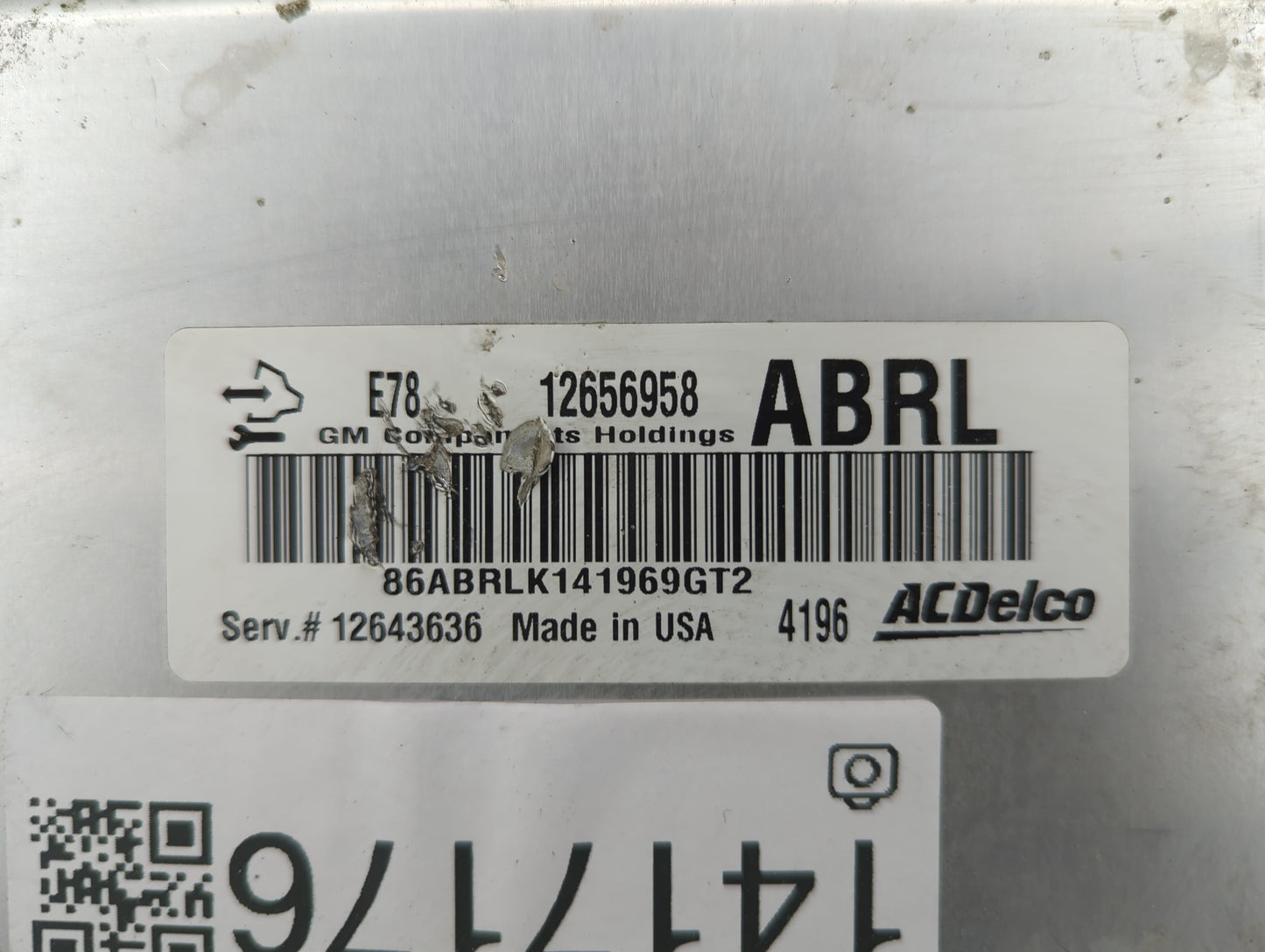 2012-2016 Chevrolet Cruze PCM Engine Control Computer ECU ECM PCU OEM P/N:12656958 Fits Fits 2011 2012 2013 2014 2015 2016 O