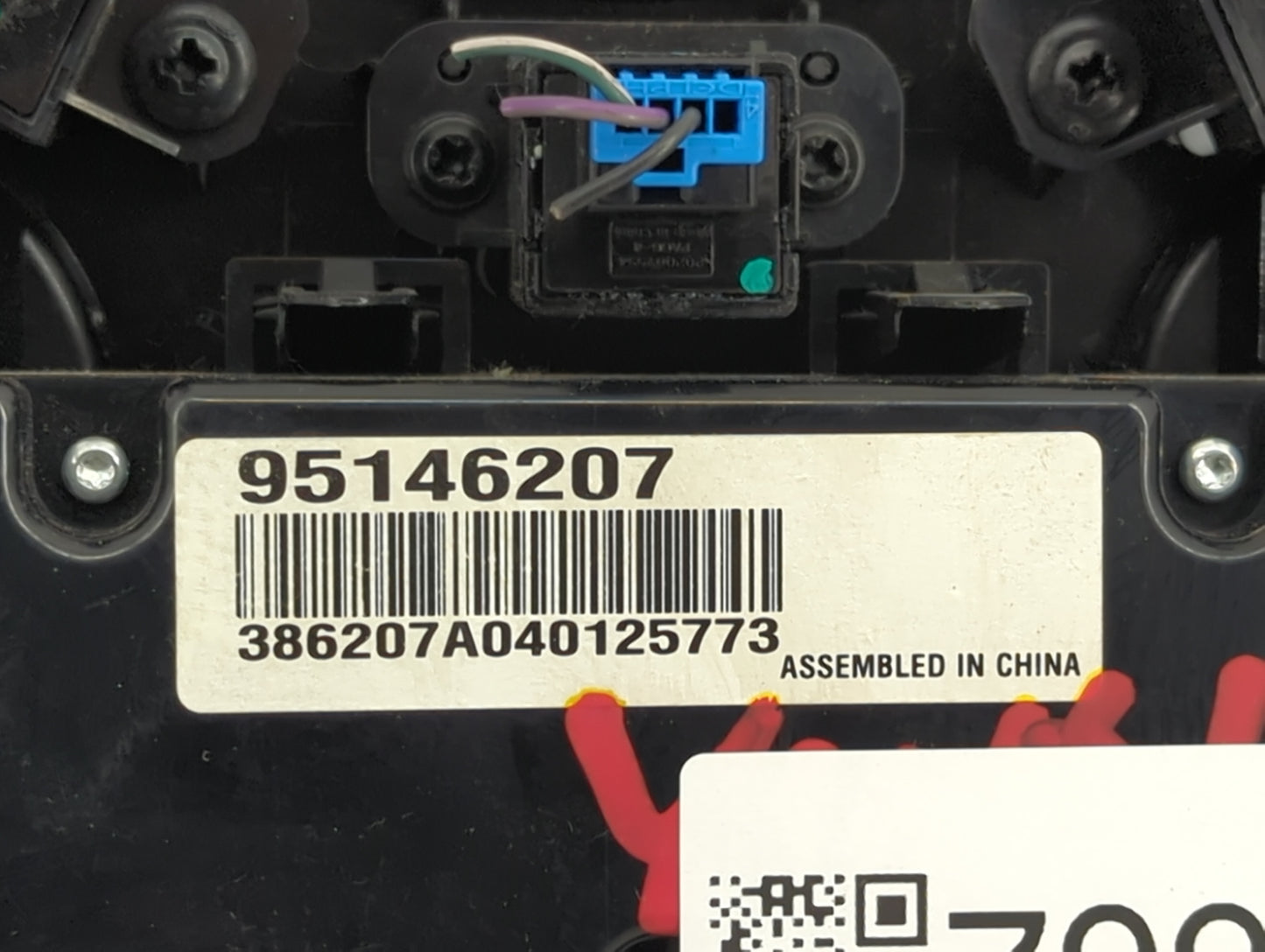 2012-2016 Chevrolet Cruze Climate Control Module Temperature AC/Heater Replacement P/N:95146207 386207A040125773 Fits OEM Us