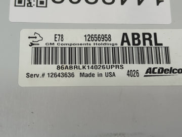 2012-2016 Chevrolet Cruze PCM Engine Control Computer ECU ECM PCU OEM P/N:12656958 12643636 Fits OEM Used Auto Parts