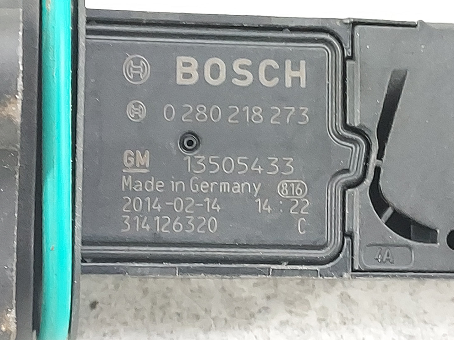 2012-2019 Chevrolet Cruze Mass Air Flow Meter Maf 1485799 - Oemusedautoparts1.com