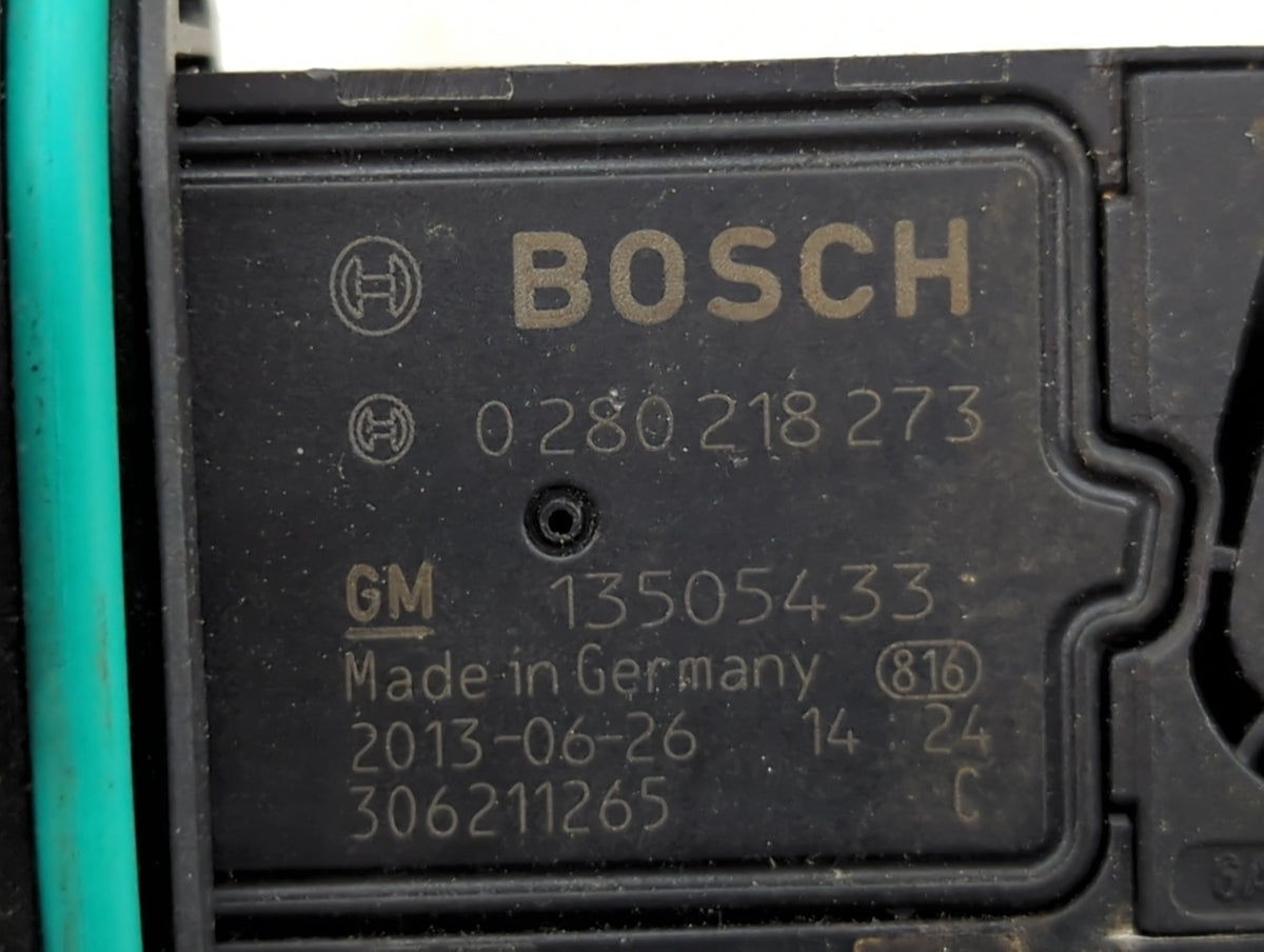 2012-2019 Chevrolet Cruze Mass Air Flow Meter Maf Sensor 1487869 - Oemusedautoparts1.com