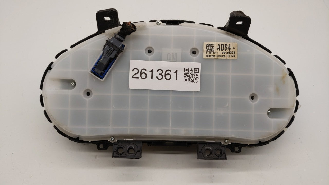2013-2014 Chevrolet Cruze Instrument Cluster Speedometer Gauges P/N:95129378 Fits Fits 2013 2014 OEM Used Auto Parts - Oemus