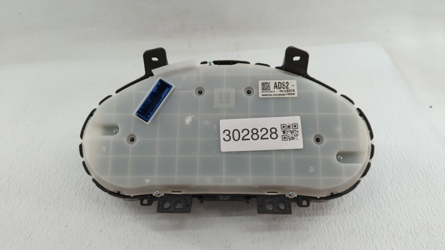 2013-2014 Chevrolet Cruze Instrument Cluster Speedometer Gauges P/N:95129376 Fits Fits 2013 2014 OEM Used Auto Parts - Oemus