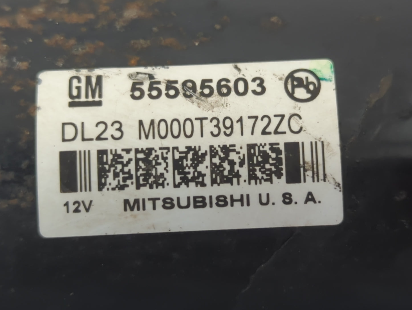 2011-2016 Chevrolet Cruze Car Starter Motor Solenoid OEM P/N:M000T39172ZC 55595603 Fits OEM Used Auto Parts - Oemusedautopar