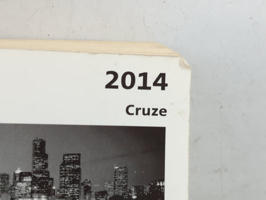 2014 Chevrolet Cruze Owners Manual Book Guide P/N:22895907 B OEM Used Auto Parts