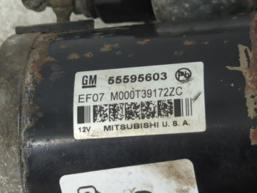 2011-2016 Chevrolet Cruze Car Starter Motor Solenoid OEM P/N:M000T39172ZC 55595603 Fits OEM Used Auto Parts