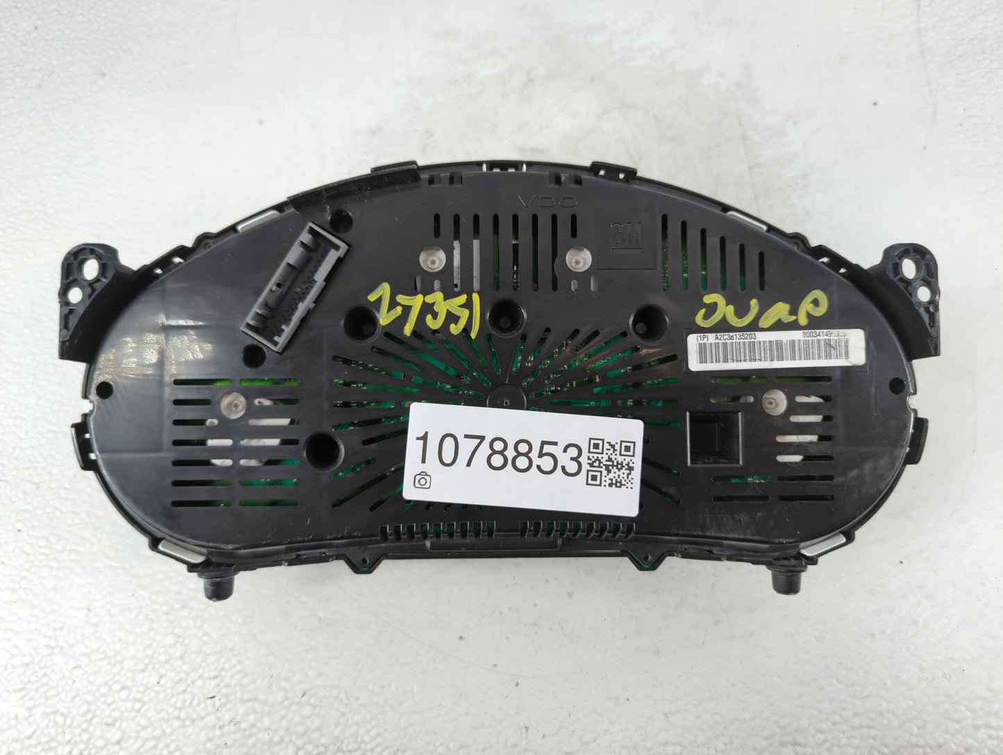 2013-2017 Chevrolet Equinox Instrument Cluster Speedometer Gauges P/N:A2C38135203 Fits Fits 2013 2014 2015 2016 2017 OEM Use