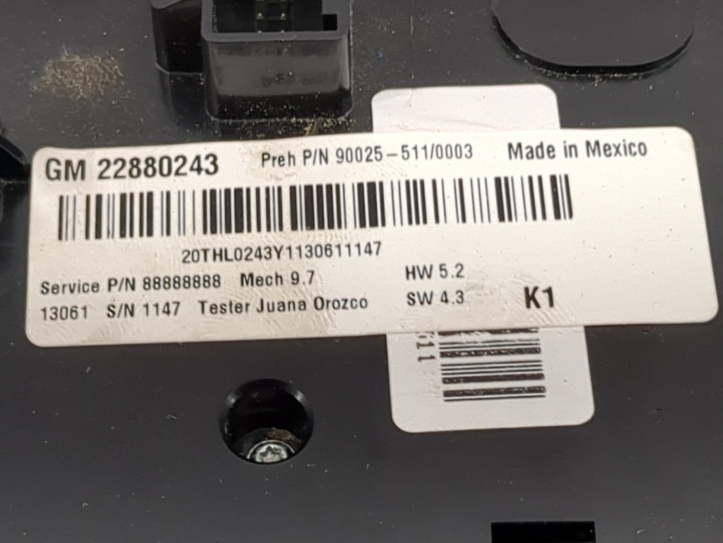 2012-2015 Chevrolet Equinox Radio Control Panel 1175375 - Oemusedautoparts1.com
