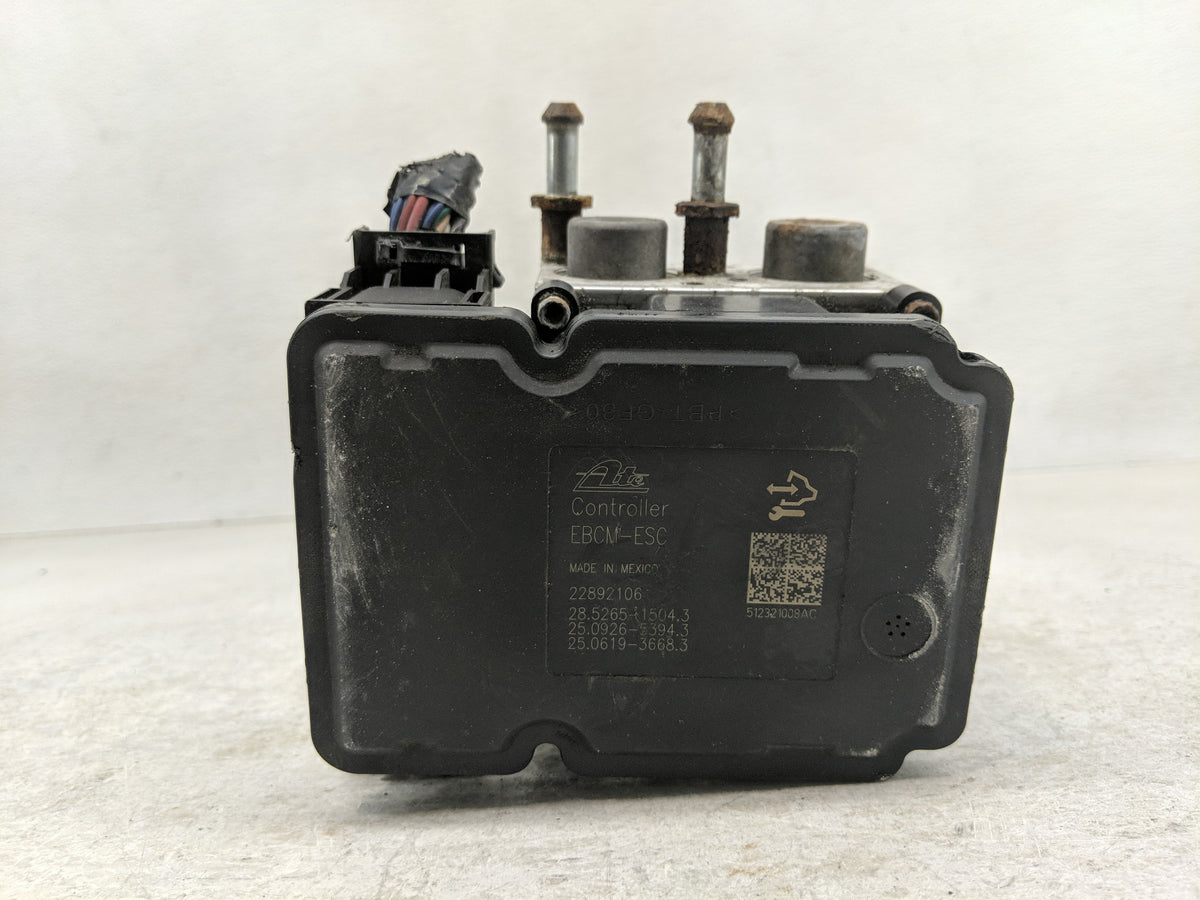 2012-2017 Chevrolet Equinox Anti-Lock Brake ABS Pump Module Actuator OEM P/N:22892106 22890298 Fits OEM Used Auto Parts - Oe
