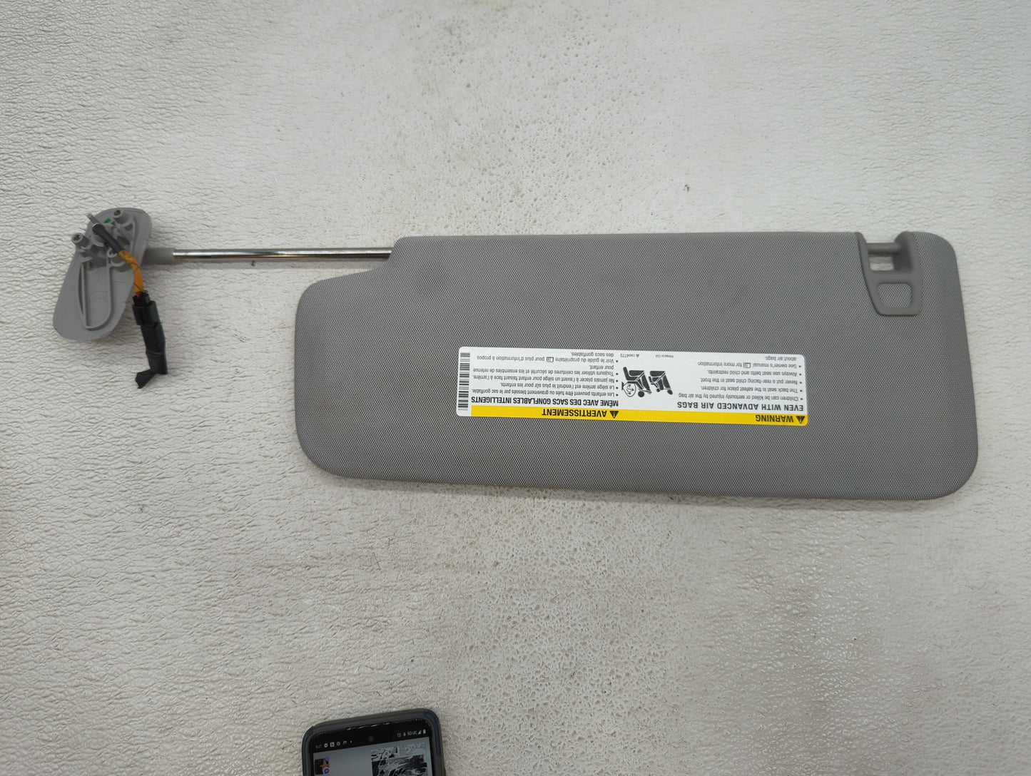 2010-2017 Chevrolet Equinox Sun Visor Shade Replacement Passenger Right Mirror Fits Fits 2010 2011 2012 2013 2014 2015 2016