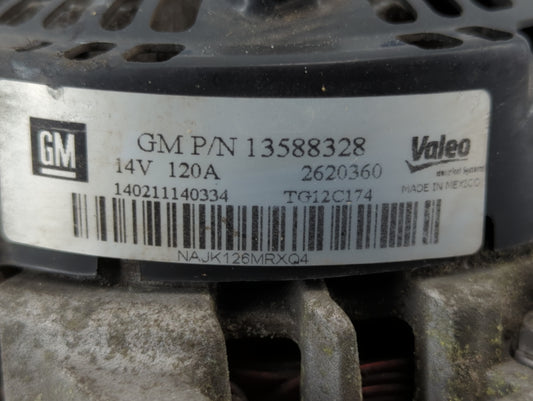2010-2017 Chevrolet Equinox Alternator Replacement Generator Charging Assembly Engine OEM P/N:13588328 Fits OEM Used Auto Parts