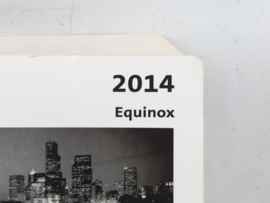 2014 Chevrolet Equinox Owners Manual Book Guide P/N:22852843 B OEM Used Auto Parts