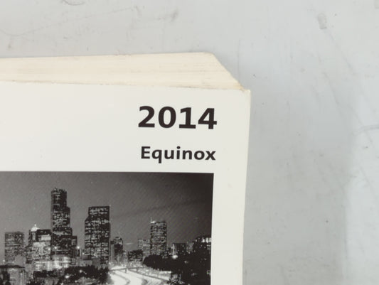 2014 Chevrolet Equinox Owners Manual Book Guide P/N:22852843 A OEM Used Auto Parts