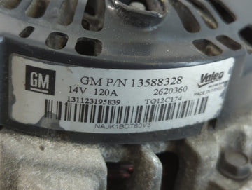 2010-2017 Chevrolet Equinox Alternator Replacement Generator Charging Assembly Engine OEM P/N:13588328 Fits OEM Used Auto Parts