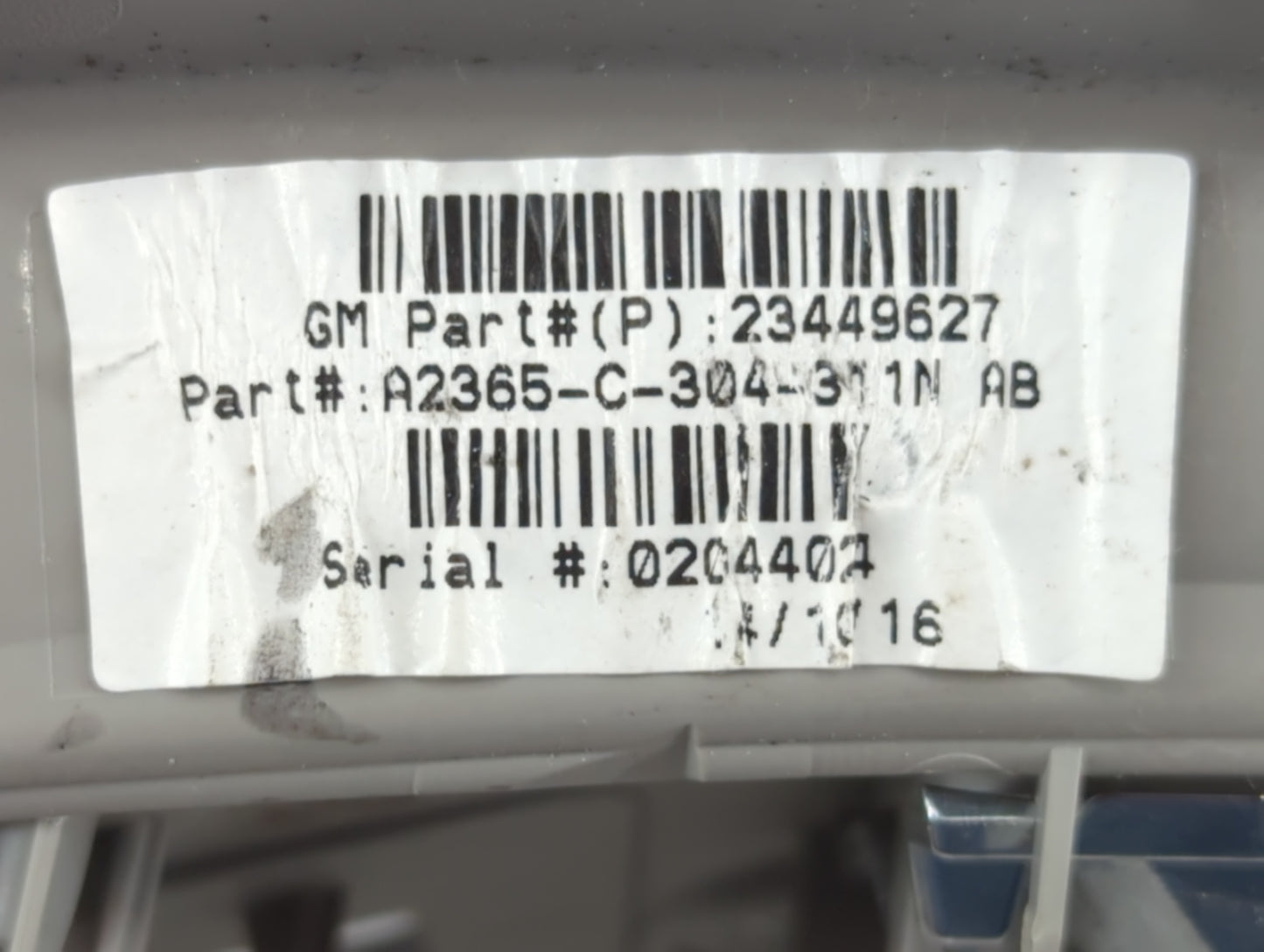 2014 Chevrolet Equinox Overhead Roof Console - Oemusedautoparts1.com