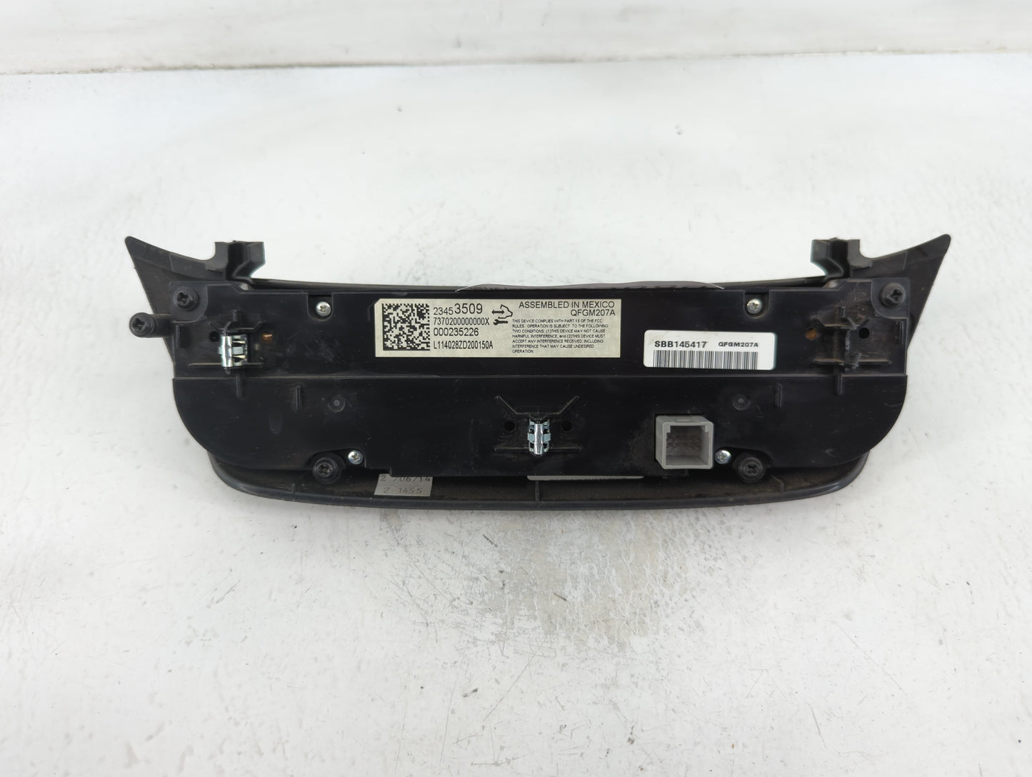 2014 Chevrolet Impala Climate Control Module Temperature AC/Heater Replacement P/N:23453509 23113226 Fits OEM Used Auto Part