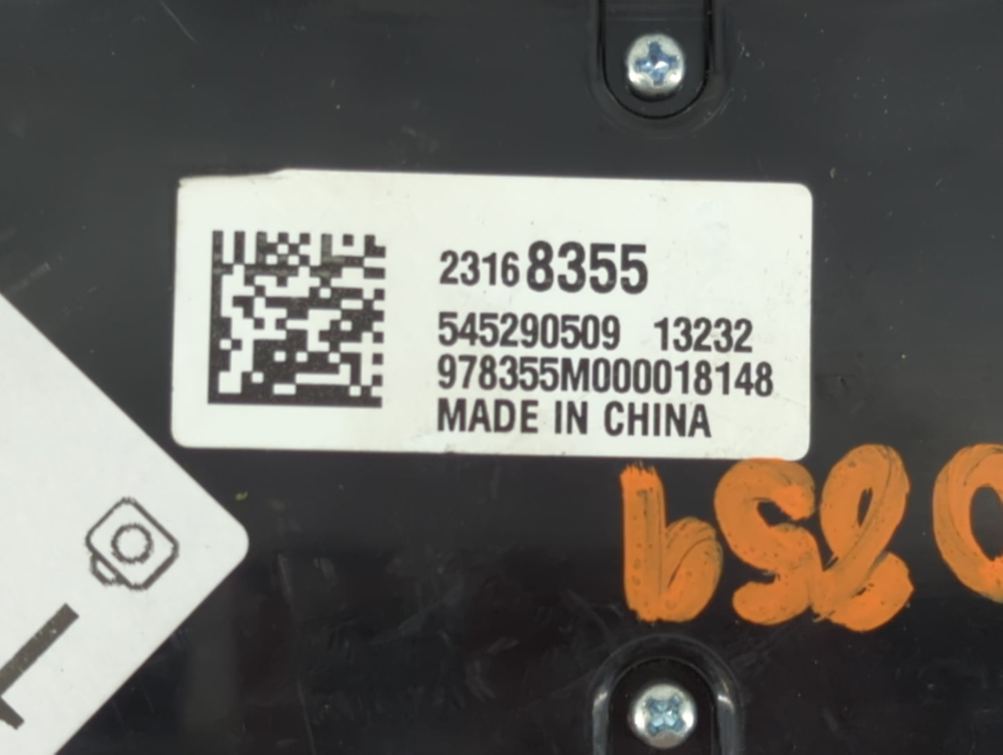 2013-2015 Chevrolet Malibu Climate Control Module Temperature AC/Heater Replacement P/N:23168355 Fits Fits 2013 2014 2015 OE