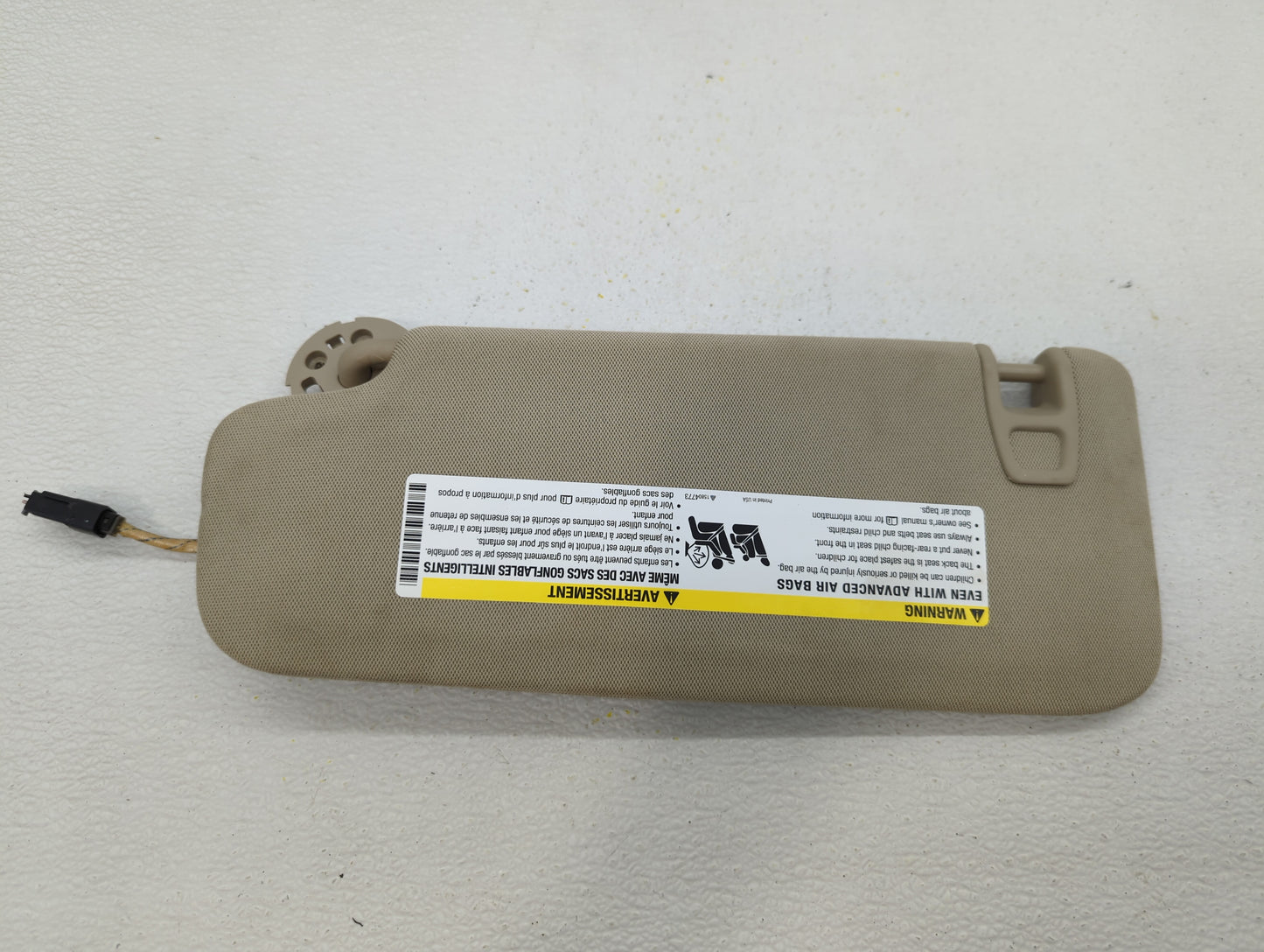 2013-2016 Chevrolet Malibu Sun Visor Shade Replacement Passenger Right Mirror Fits Fits 2013 2014 2015 2016 OEM Used Auto Pa