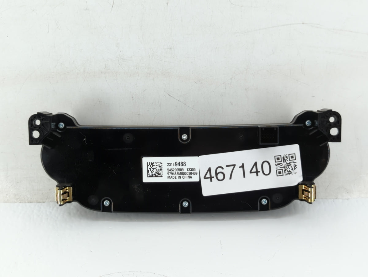 2014-2014 Chevrolet Malibu Radio Control Panel 467140 - Oemusedautoparts1.com