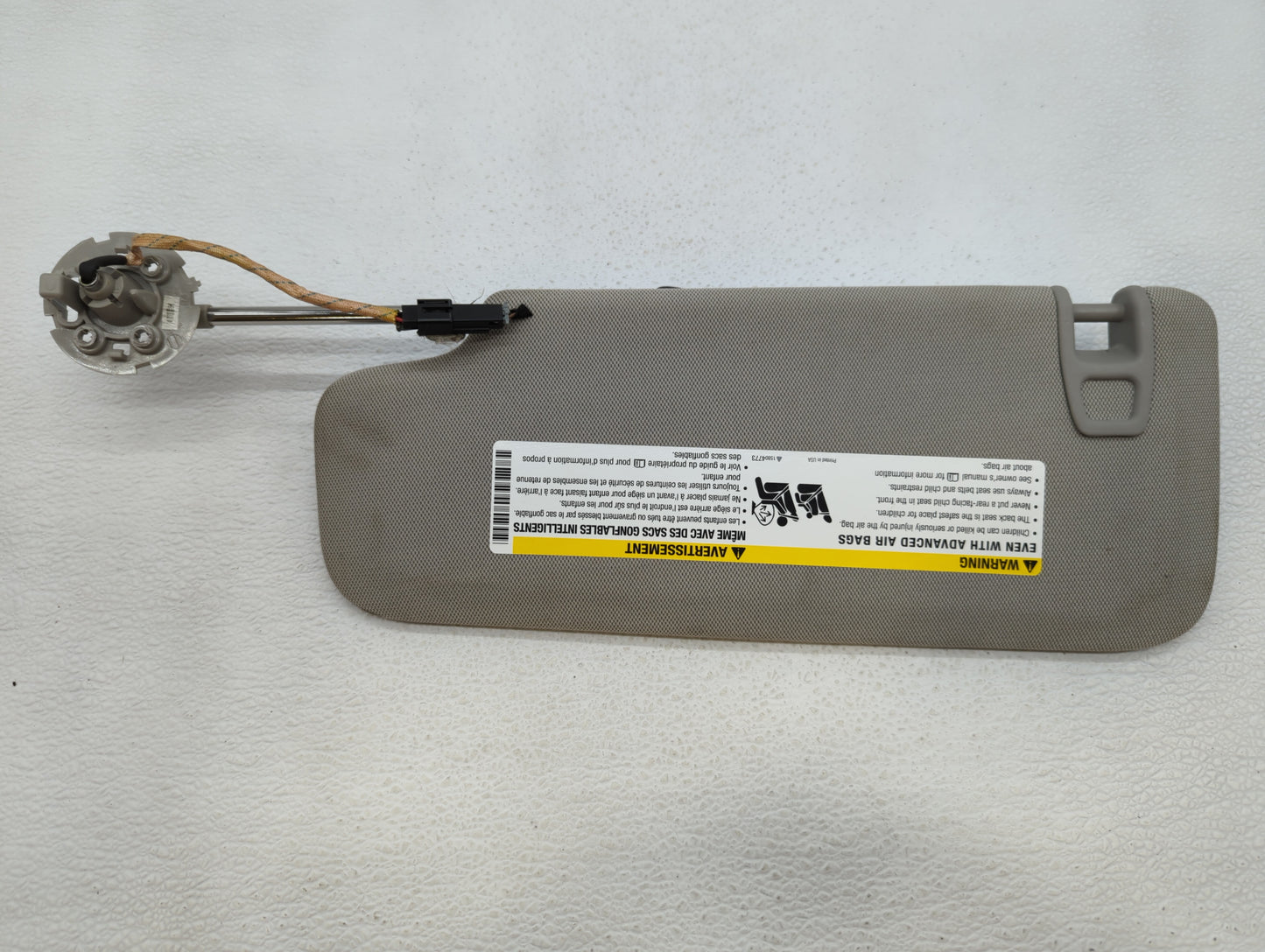 2013-2016 Chevrolet Malibu Sun Visor Shade Replacement Passenger Right Mirror Fits Fits 2013 2014 2015 2016 OEM Used Auto Pa