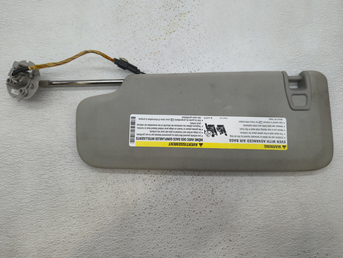 2013-2016 Chevrolet Malibu Sun Visor Shade Replacement Passenger Right Mirror Fits Fits 2013 2014 2015 2016 OEM Used Auto Pa