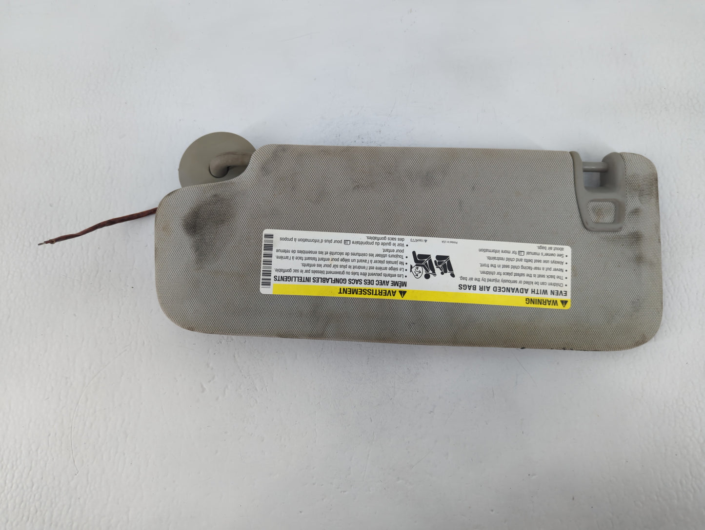 2013-2016 Chevrolet Malibu Sun Visor Shade Replacement Passenger Right Mirror Fits Fits 2013 2014 2015 2016 OEM Used Auto Pa