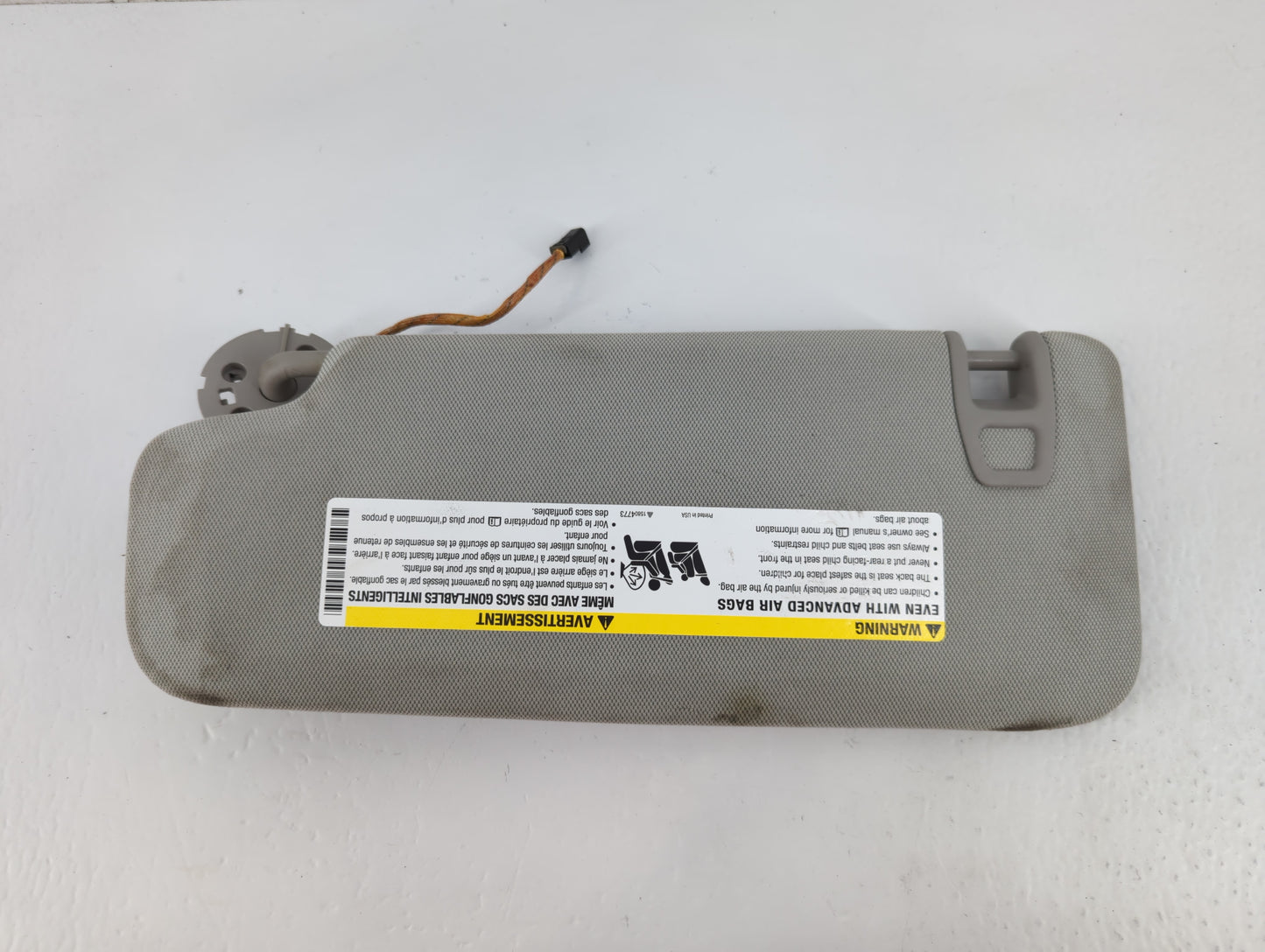 2013-2016 Chevrolet Malibu Sun Visor Shade Replacement Passenger Right Mirror Fits Fits 2013 2014 2015 2016 OEM Used Auto Pa