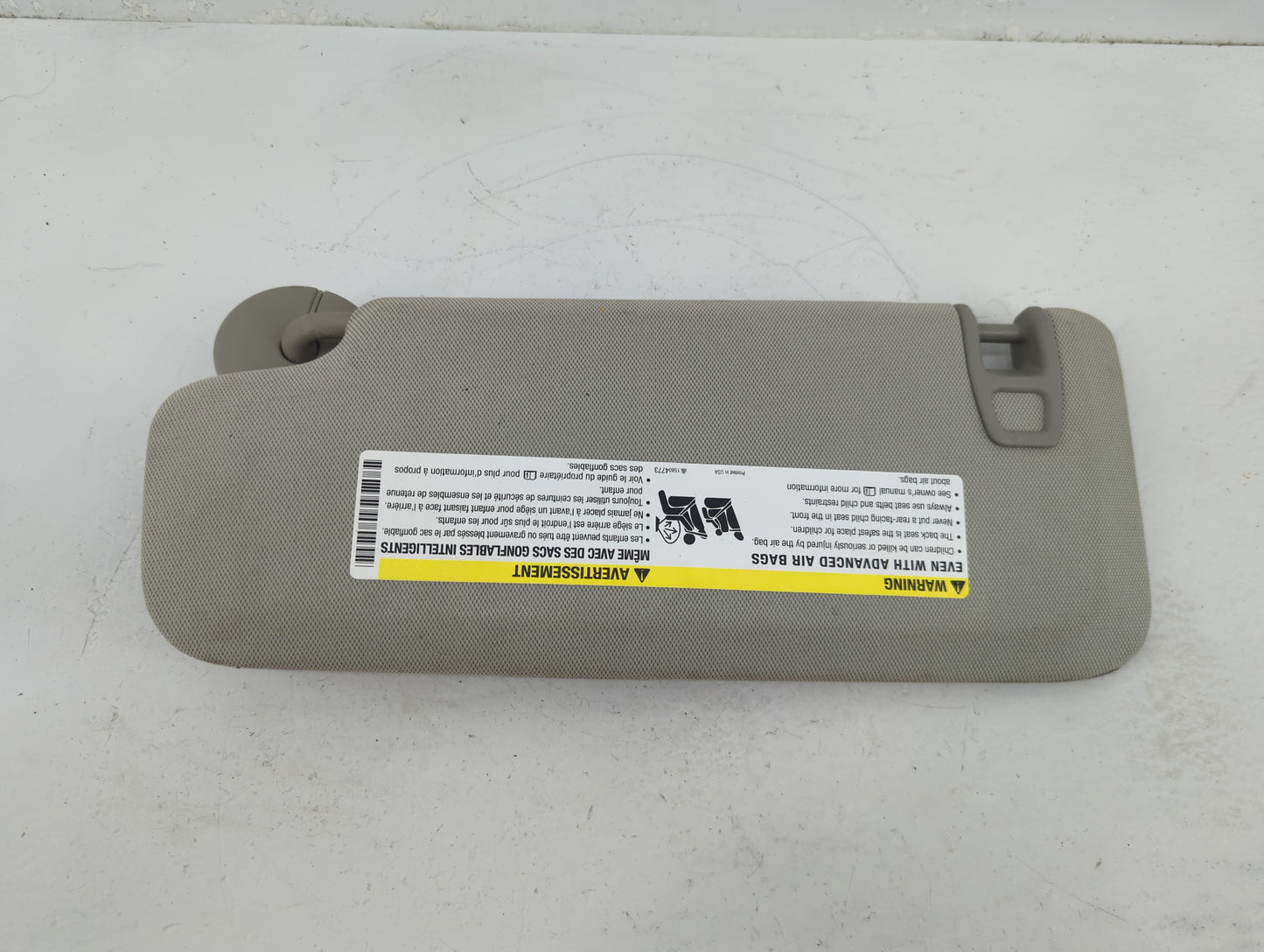 2013-2016 Chevrolet Malibu Sun Visor Shade Replacement Passenger Right Mirror Fits Fits 2013 2014 2015 2016 OEM Used Auto Pa