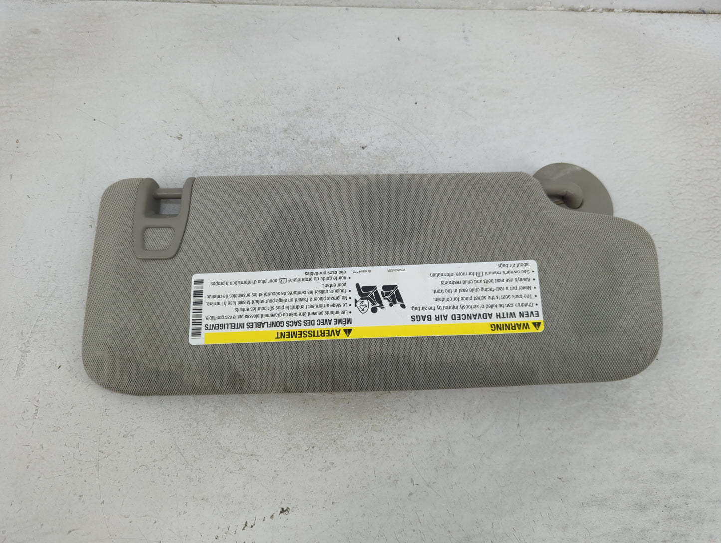 2013-2016 Chevrolet Malibu Sun Visor Shade Replacement Driver Left Mirror Fits Fits 2013 2014 2015 2016 OEM Used Auto Parts