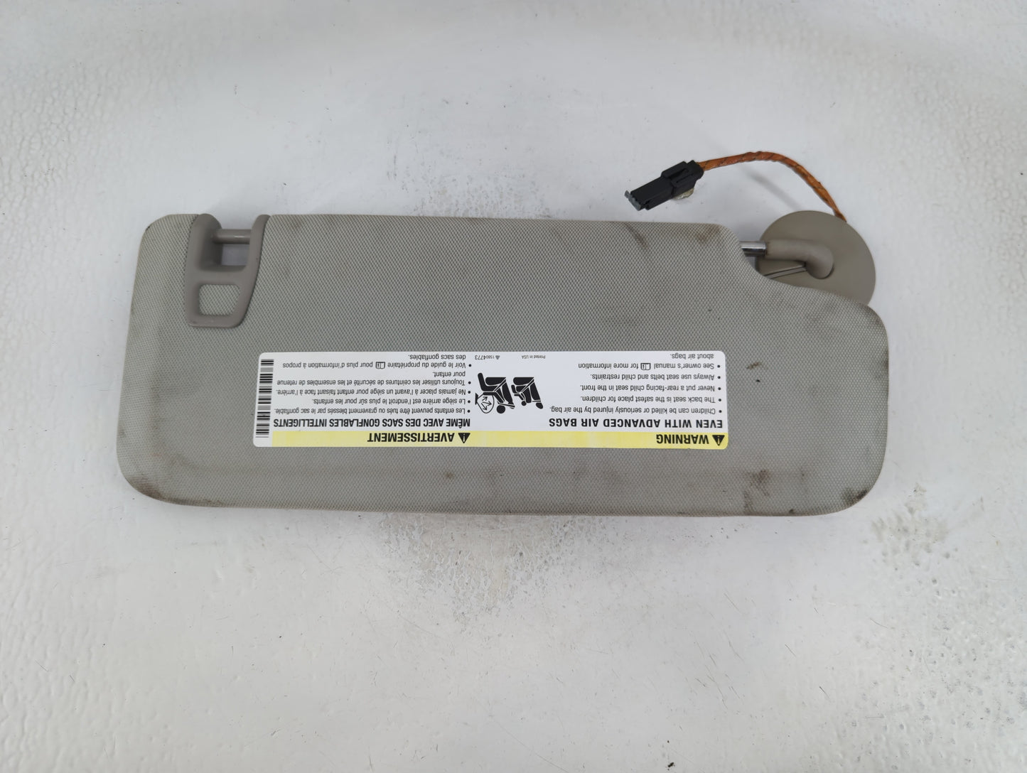 2013-2016 Chevrolet Malibu Sun Visor Shade Replacement Driver Left Mirror Fits Fits 2013 2014 2015 2016 OEM Used Auto Parts