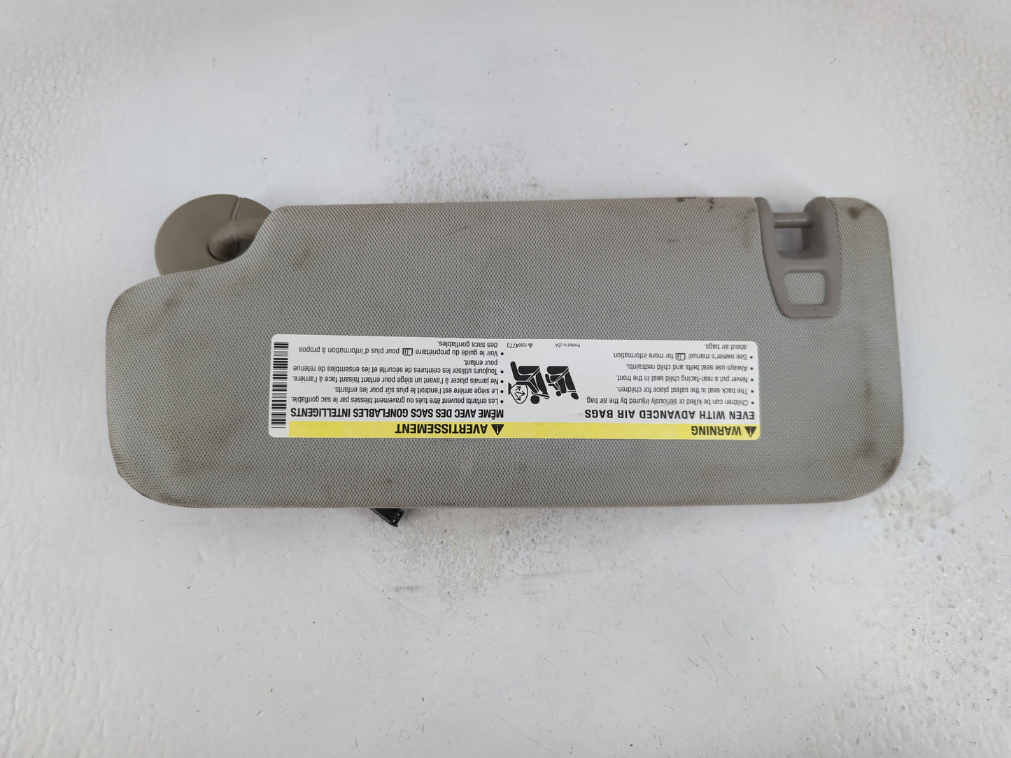 2013-2016 Chevrolet Malibu Sun Visor Shade Replacement Passenger Right Mirror Fits Fits 2013 2014 2015 2016 OEM Used Auto Pa