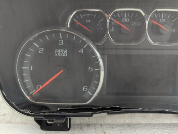 2014-2015 Chevrolet Silverado 1500 Instrument Cluster Speedometer Gauges P/N:23148291 7110500000000X Fits Fits 2014 2015 OEM Used Auto Parts