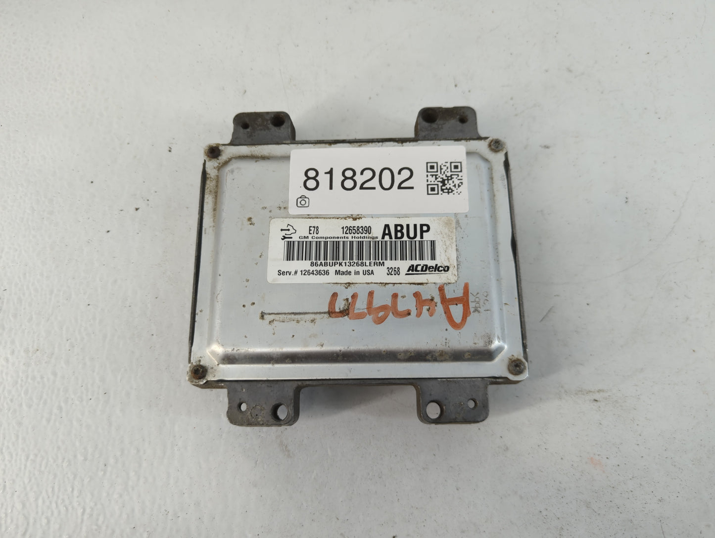2014 Chevrolet Silverado 2500 PCM Engine Control Computer ECU ECM PCU OEM P/N:12643636 12658390 Fits Fits 2011 2012 2013 201