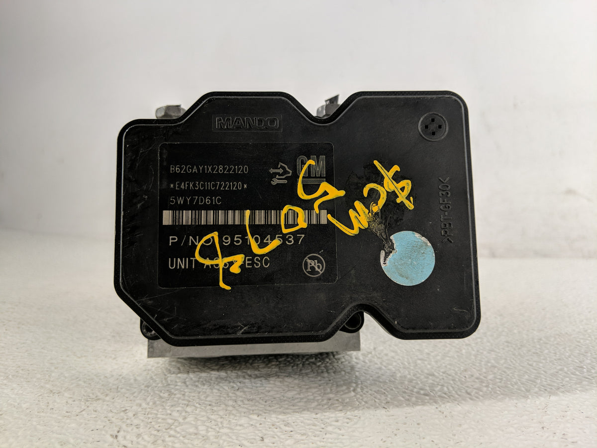 2014 Chevrolet Sonic Anti-Lock Brake ABS Pump Module Actuator OEM P/N:95104537 Fits OEM Used Auto Parts - Oemusedautoparts1.