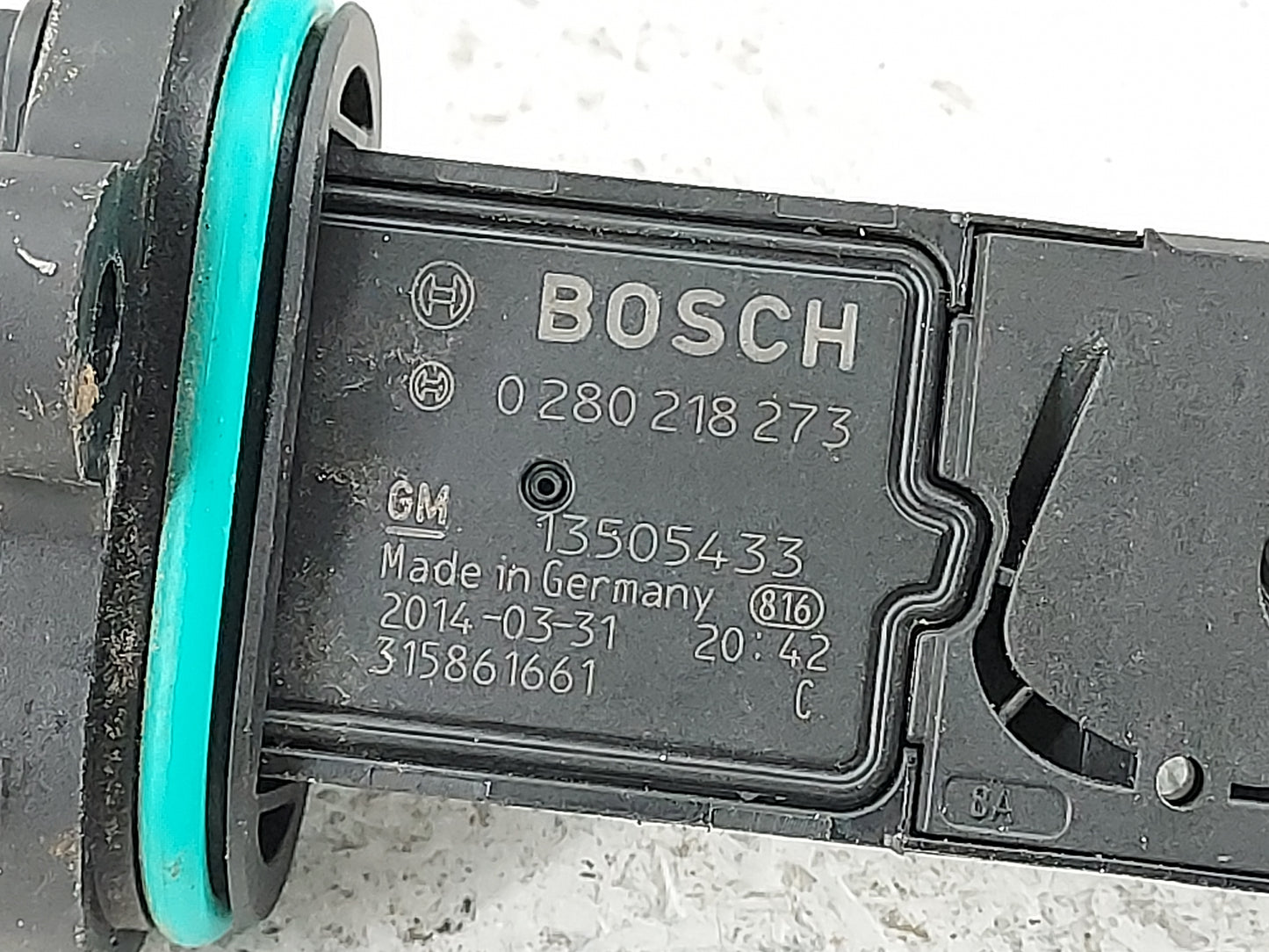 2012-2019 Chevrolet Sonic Mass Air Flow Meter Maf 1485614 - Oemusedautoparts1.com