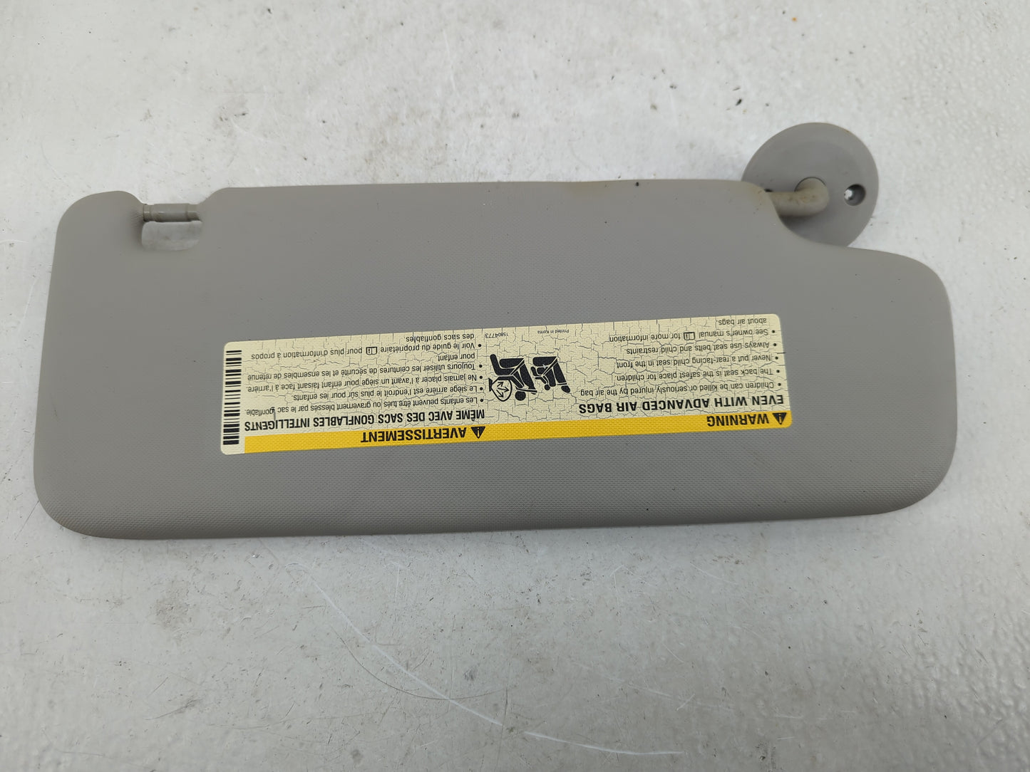 2014-2016 Chevrolet Spark Sun Visor Shade Replacement Driver Left Mirror Fits Fits 2014 2015 2016 OEM Used Auto Parts - Oemu