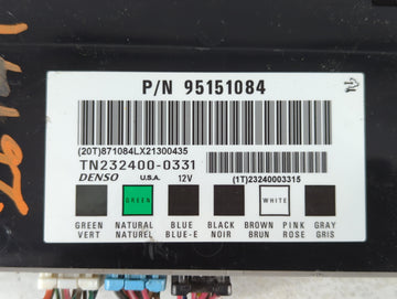 2012-2014 Chevrolet Tahoe Body Control Module Bcm Inner Cabin Fuse Box