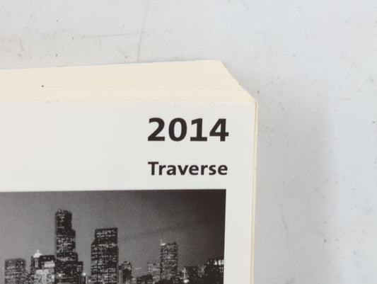 2014 Chevrolet Traverse Owners Manual Book Guide P/N:22867655 A OEM Used Auto Parts