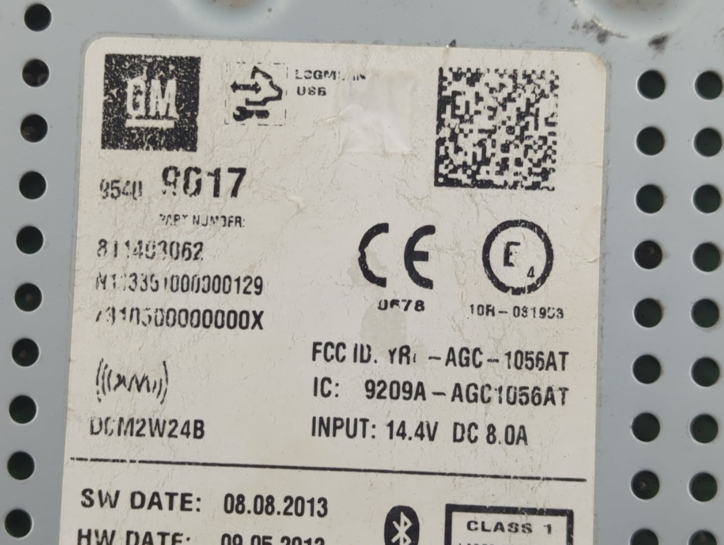 2014 Chevrolet Trax Radio AM FM Cd Player Receiver Replacement Fits OEM Used Auto Parts - Oemusedautoparts1.com