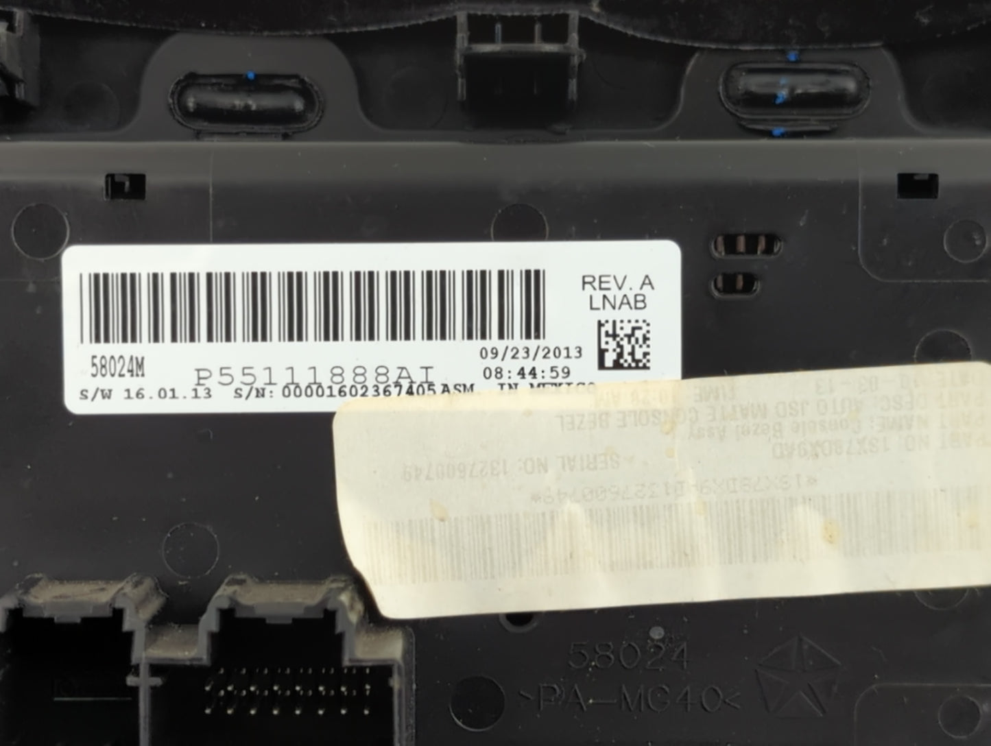 2011-2014 Chrysler 200 Climate Control Module Temperature AC/Heater Replacement P/N:P55111888AI Fits Fits 2011 2012 2013 201
