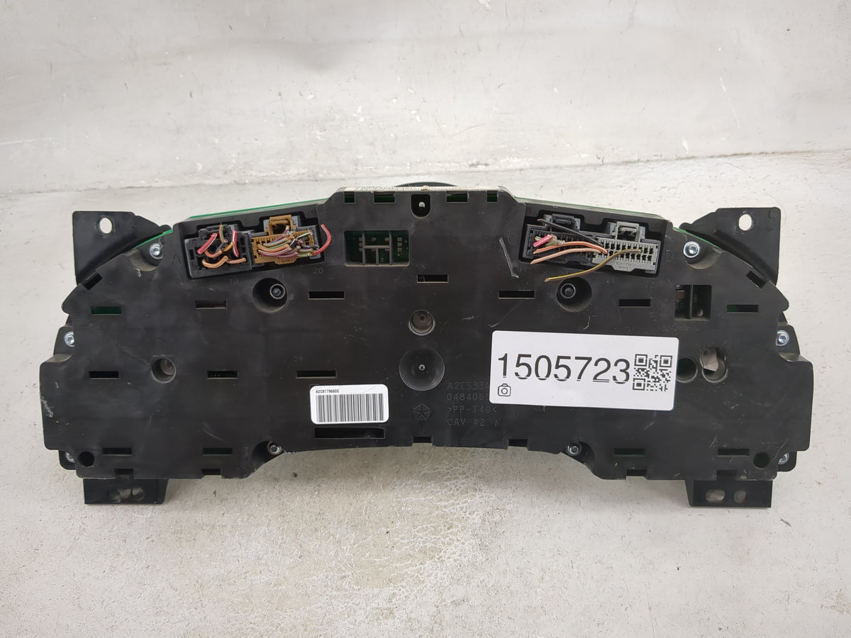 2011-2014 Chrysler 200 Instrument Cluster Speedometer Gauges P/N:P56046514AH A2C53348406 Miles: Fits Fits 2011 2012 2013 201