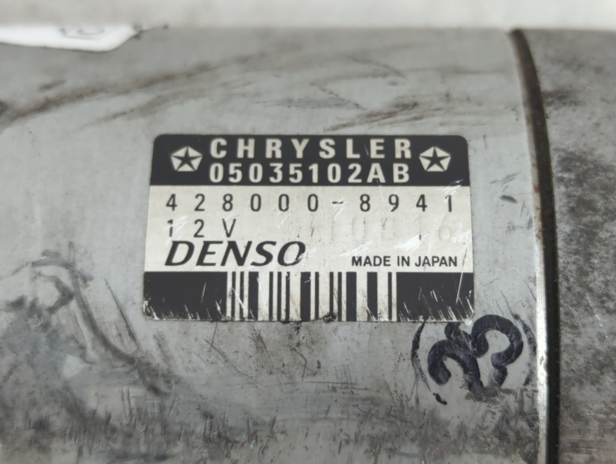 2014 Chrysler 300 Car Starter Motor Solenoid OEM P/N:428000-8941 Fits Fits 2012 2013 2015 2016 2017 2018 2019 2020 2021 2022