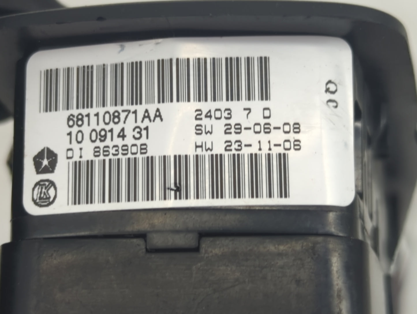 2014 Chrysler Town and Country Master Power Window Switch Replacement Driver Side Left P/N:68110871AA Fits OEM Used Auto Par